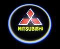 Подсветка в двери с логотипом Mitsubishi